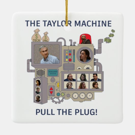 The Taylor Machine セラミックオーナメント (裏面)