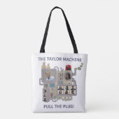 The Taylor Machine トートバッグ (裏面)