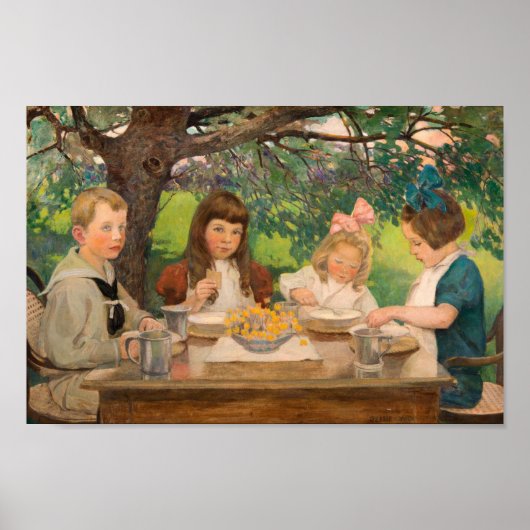 The Teaパーティーby Jessie Wilcox-Smith ポスター (正面)