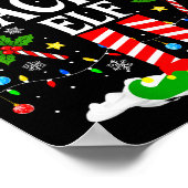 The Teacher Elf Funny Xmas Teachers Christmas Teac ポスター (角)