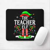 The Teacher Elf Funny Xmas Teachers Christmas Teac マウスパッド (マウス)