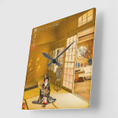 The Tears of Madama Butterfly スクエア壁時計 (傾斜)