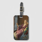 The Teasing Coquette (by John Collier) ラゲッジタグ (正面縦)