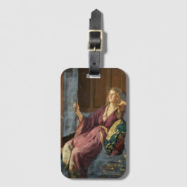 The Teasing Coquette (by John Collier) ラゲッジタグ