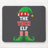 The Tech Elf Shirt Christmas For It Guy Tech Suprt マウスパッド (正面)