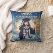 The "Tech-Savvy" Student (Focus on Innovation) クッション (ブランケット)