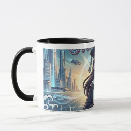 The "Tech-Savvy" Student (Focus on Innovation) マグカップ (左)