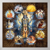 The Ten Avatars Of Lord Vishnu – ポスター (正面)