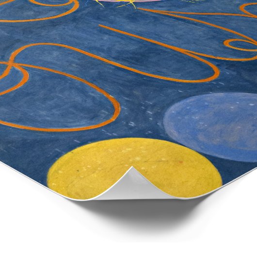 The Ten Largest, Group IV, No.1 by Hilma af Klint ポスター (角)