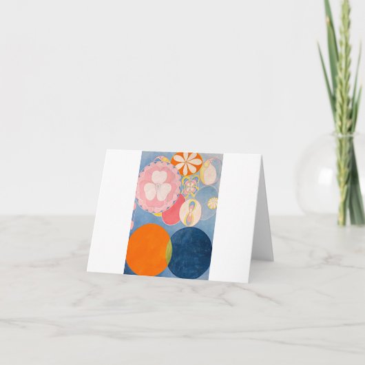 The Ten Largest, Group IV, No.2 by Hilma af Klint サンキューカード (正面)