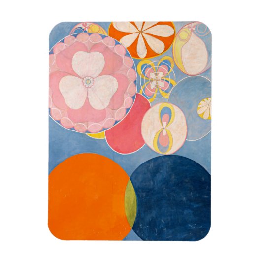 The Ten Largest, Group IV, No.2 by Hilma af Klint マグネット (縦)