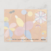 The Ten Largest, Group IV, No.3 by Hilma af Klint ポストカード (裏面)