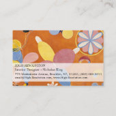 The Ten Largest, Group IV, No.3 by Hilma af Klint 名刺 (裏面)