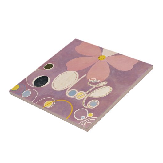 The Ten Largest, Group IV, No.5 by Hilma af Klint タイル (側面)