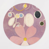 The Ten Largest, Group IV, No.5 by Hilma af Klint ラベル (デザイン2)