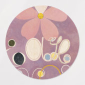 The Ten Largest, Group IV, No.5 by Hilma af Klint ラベル (デザイン1)