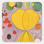 The Ten Largest, Group IV, No.7 by Hilma af Klint スクエアシール (正面)