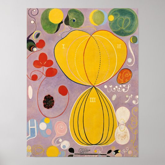 The Ten Largest, Group IV, No.7 by Hilma af Klint ポスター (正面)
