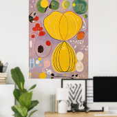 The Ten Largest, Group IV, No.7 by Hilma af Klint ポスター (ホームオフィス)