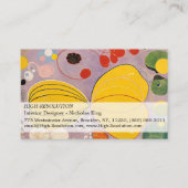The Ten Largest, Group IV, No.7 by Hilma af Klint 名刺 (裏面)