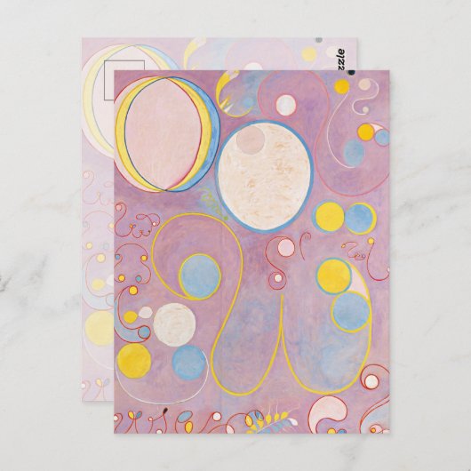 The Ten Largest, Group IV, No.8 by Hilma af Klint ポストカード (正面/裏面)