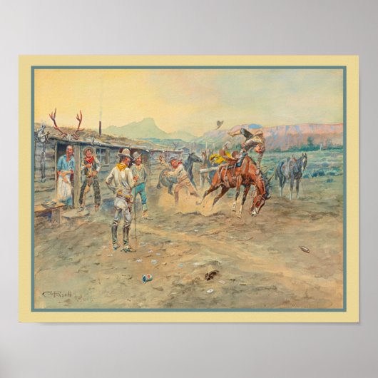 "The Tenderfoot" Old West Cowboy ポスター (正面)