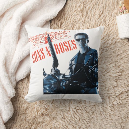 The Terminator  and Guns N' Roses クッション (ブランケット)