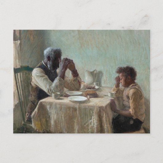 The Thankful Poor, 1894 by Henry Ossawa Tanner ポストカード (正面)