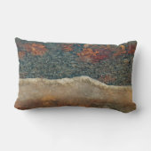 The Thaw Abstract Ice Photography ランバークッション (裏面)