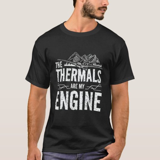 The thermals are my engine glider tシャツ (正面)