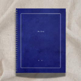 The Thesis | Indigo Leather & Silver Graduation ノートブック