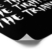 The Thicker Thighs Tighter Triangle Bjj Jiu Jitsu  ポスター (角)