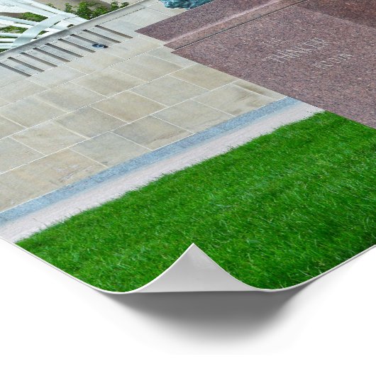 The Thinker and The Shuttlecock, Kansas City, MO ポスター (角)