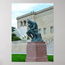 The Thinker and The Shuttlecock, Kansas City, MO ポスター