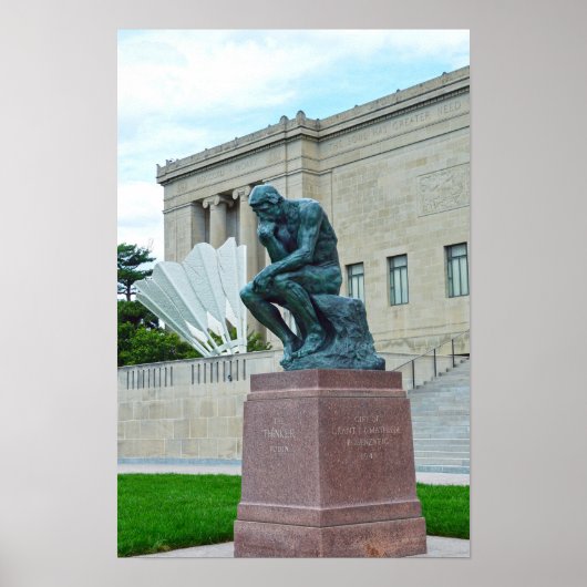 The Thinker and The Shuttlecock, Kansas City, MO ポスター (正面)