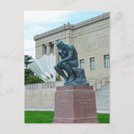 The Thinker and the Shuttlecock, Kansas City, Mo. ポストカード