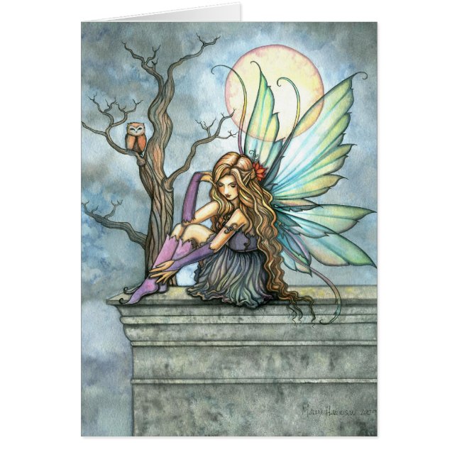 The Thinker Fairy Card by Molly Harrison (正面)