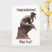 The Thinker Graduate/Congrath Card カード (黄色い花)