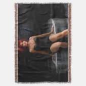 The Thinking Room throw blanket スローブランケット (正面縦)