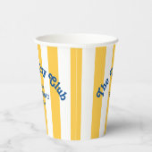 The Thirty Club Yellow Beach Stripe 30th Birthday  紙コップ (右)