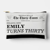 The Thirty Times Newspaper 30歳の誕生日パーティー