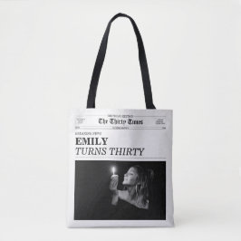The Thirty Times Newspaper 30歳の誕生日パーティー トートバッグ