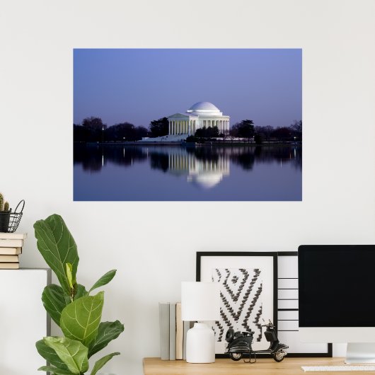 The Thomas Jefferson Memorial ポスター (ホームオフィス)