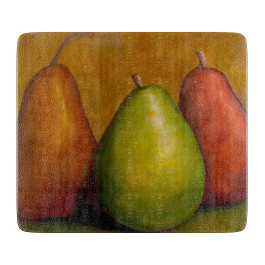 "The Three Amigos" Vibrant Pear Trio カッティングボード (正面)