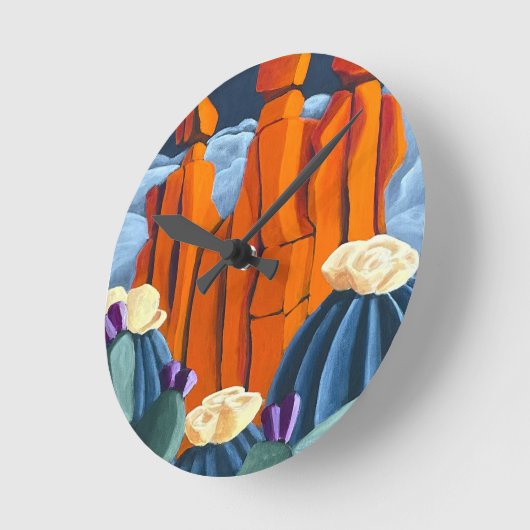 The Three Gossips  ラウンド壁時計 (傾斜)