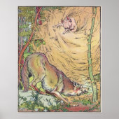 The Three Little Pigs Straw House Fairy Tale 1904 ポスター (正面)