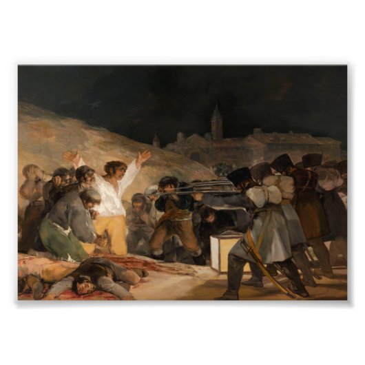 The Three of May by Francisco de Goya フォトプリント (正面)