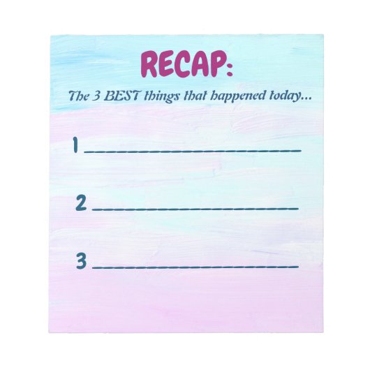 The Three Things 最高の Notepad ノートパッド (正面)