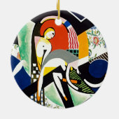 The Thundershower - A Symphony ofレトロ・アート セラミックオーナメント (裏面)