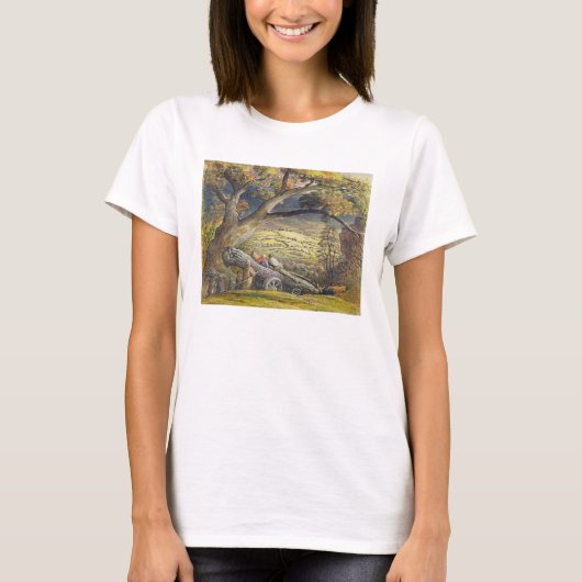 The Timber Wain, c.1833-34 (紙上の痛風付き/C付き) Tシャツ (正面)